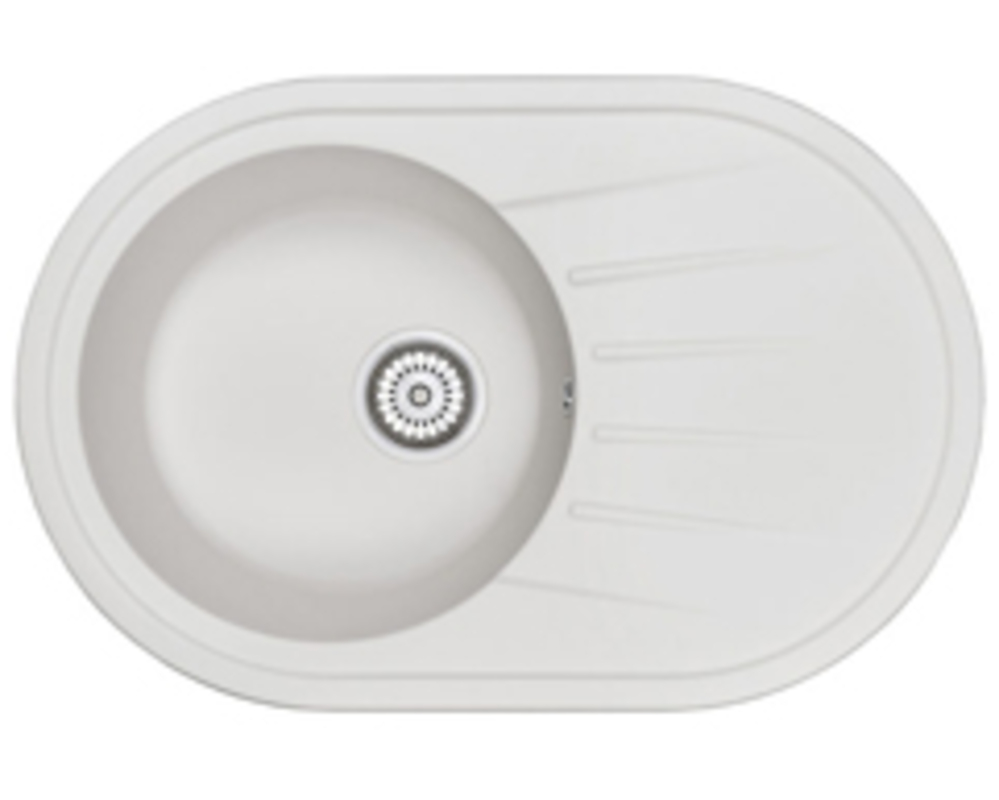 Мойка GRANULA ST-7601 белый 760х500мм (без сливной арматуры)