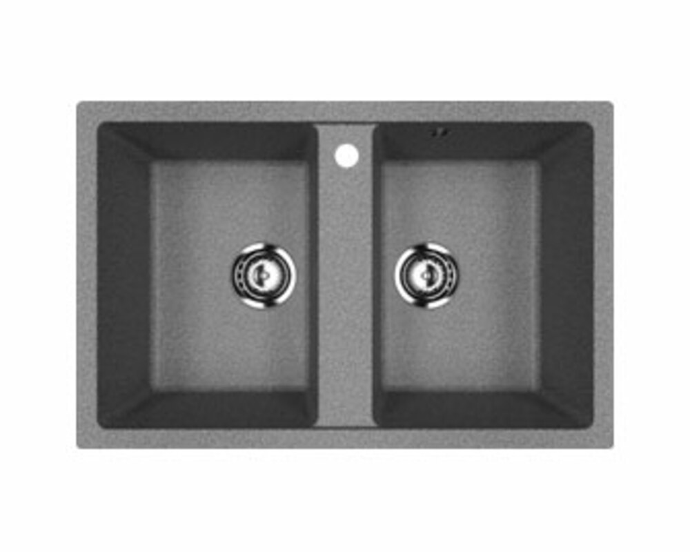 Мойка Ecology Stone R-23-342 графитовый 775x495мм