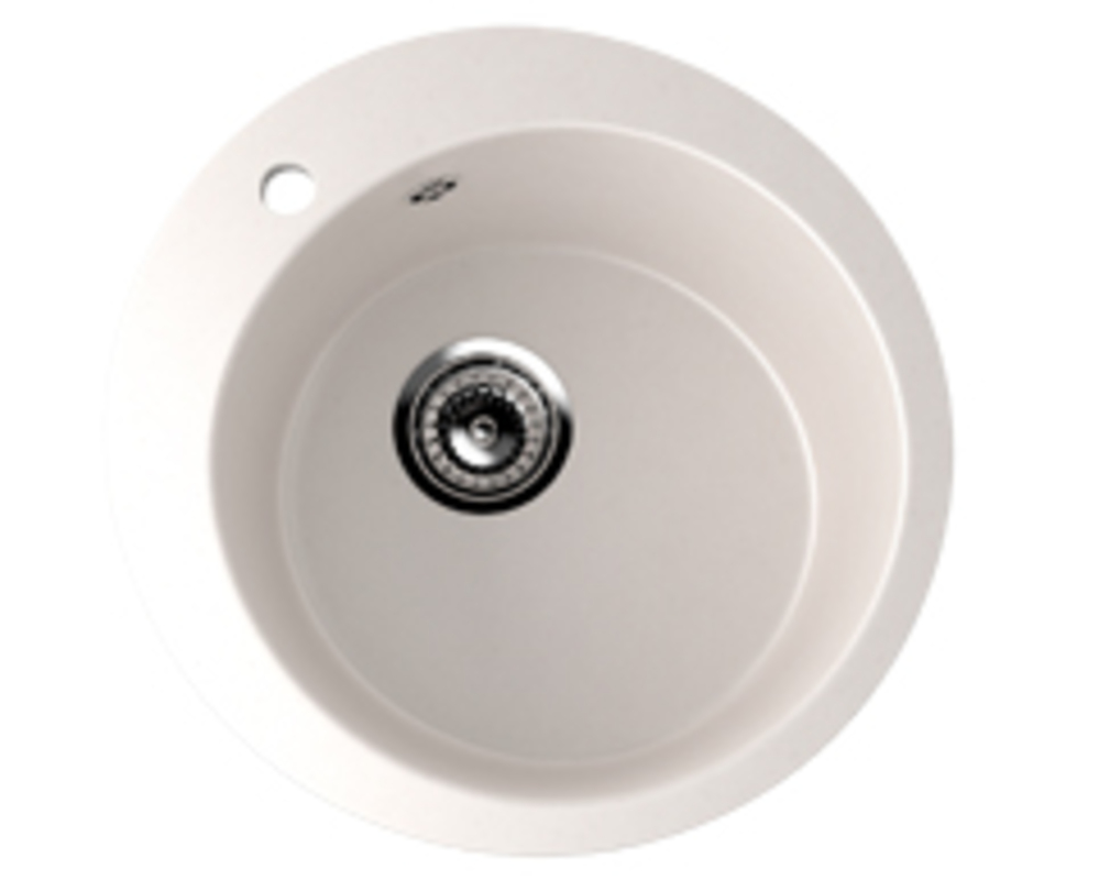 Мойка Ecology Stone R-13-331 белый d=495мм