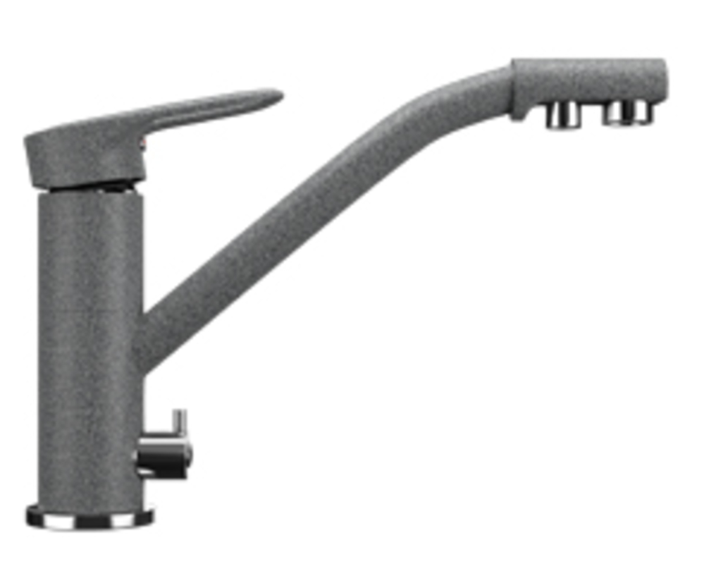 Смеситель Ecology Stone 05-309 тёмно-серый (с подкл. фильтра)