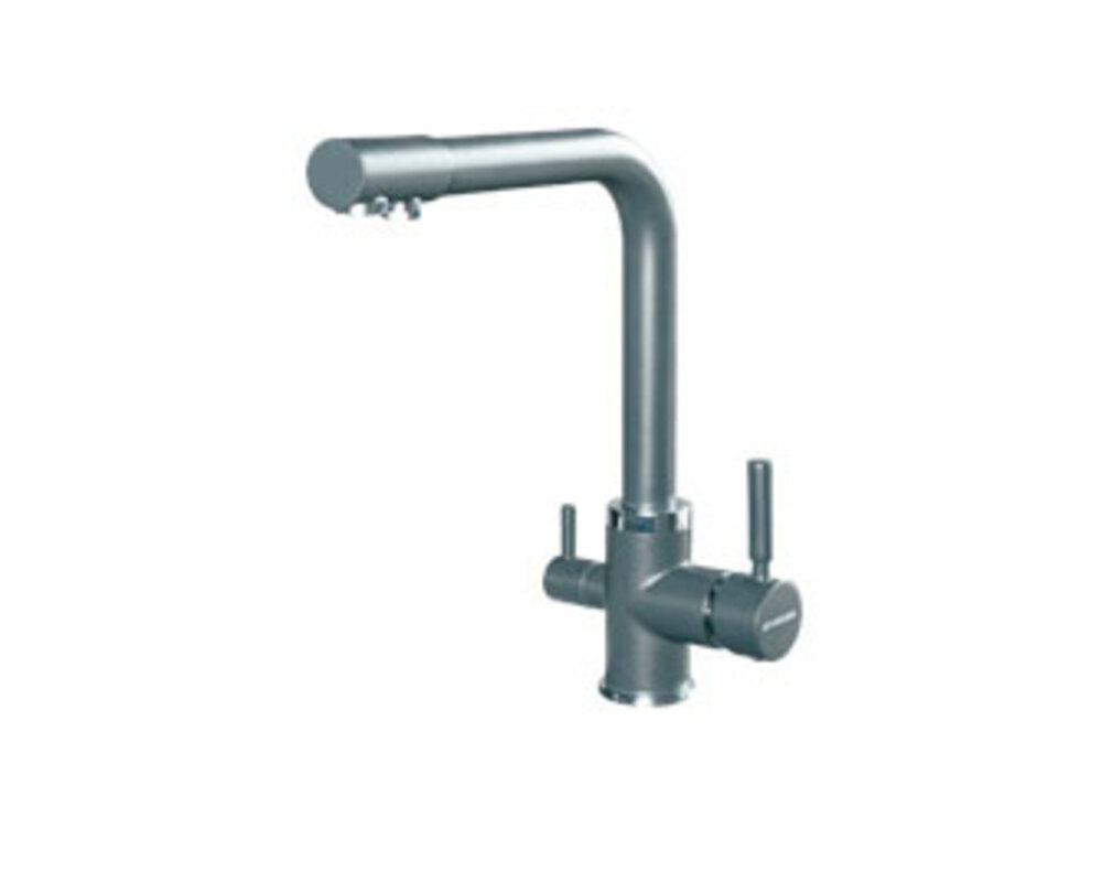 Смеситель для кухни KitKraken SCANDI Graphite тёмно-серый