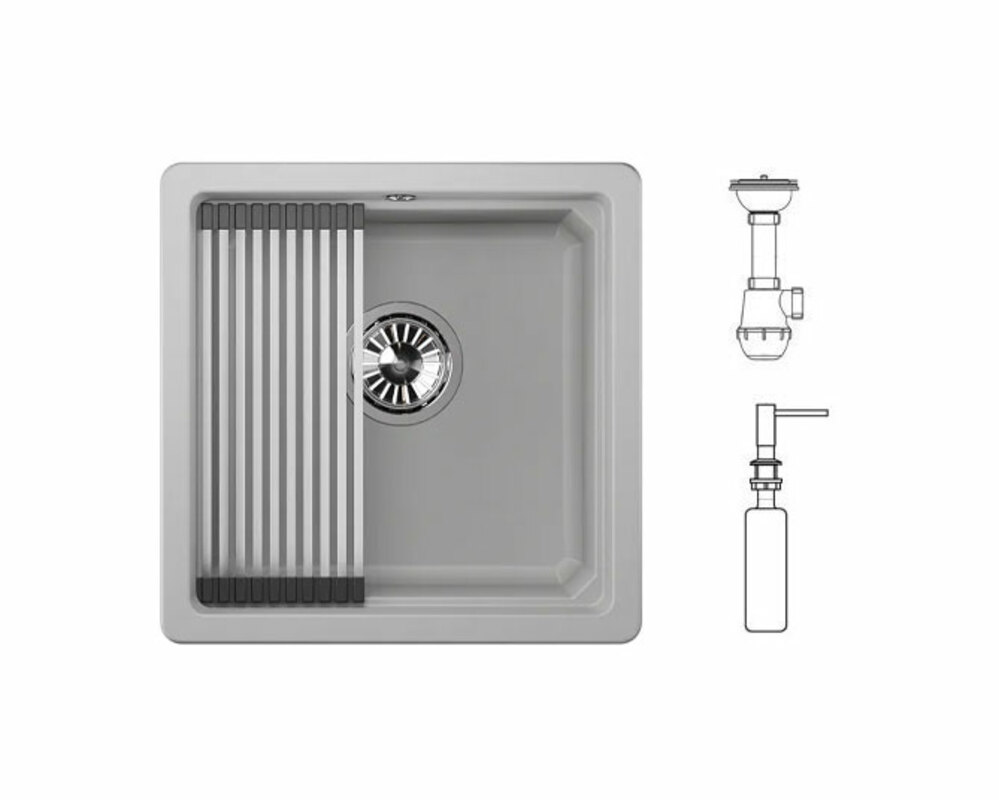 Мойка GRANULA KS-4501U арктик 450х450 мм