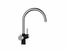 Смеситель Schock ARES сталь/оникс (2 в 1)