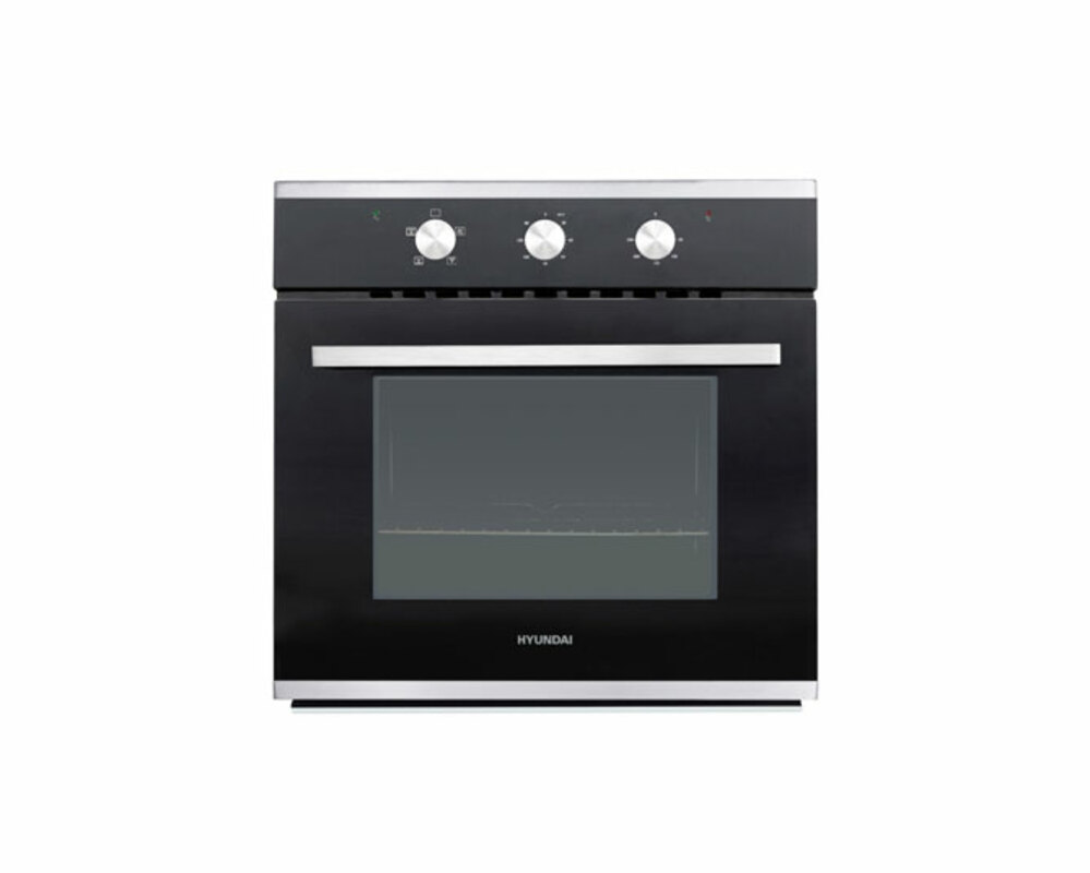 Духовой шкаф электрический Hyundai HEO 6633 IX серебристый/черный