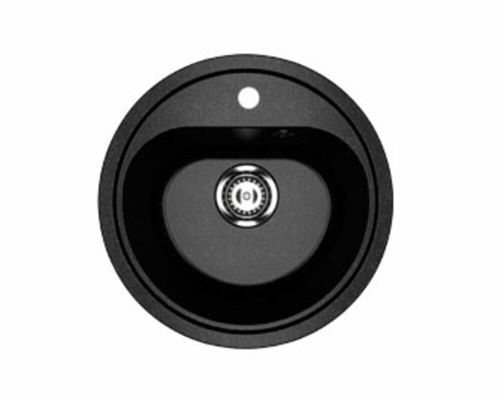 Мойка Ecology Stone R-10-308 чёрный d=440мм