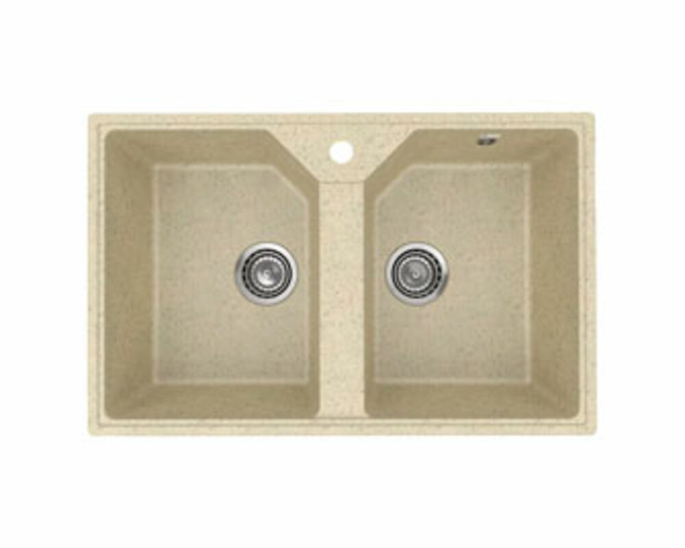 Мойка Practik PR-M 770-002 слоновая кость 770х490мм (без сливной арматуры)