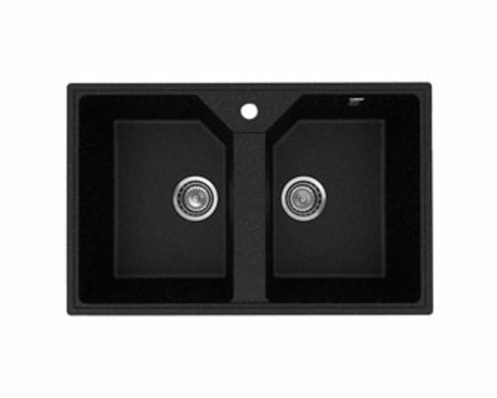 Мойка Practik PR-M 770-004 чёрный оникс 770х490мм (без сливной арматуры)