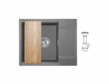 Мойка GRANULA ES-6202 графит 620х500мм