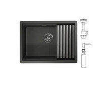 Мойка Granula KS-6045U ЧЕРНЫЙ МАТОВЫЙ 600х445 мм