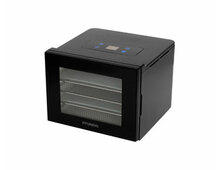 Сушка для фруктов и овощей Hyundai HYFD-1204, 8 поддонов, 400Вт черный