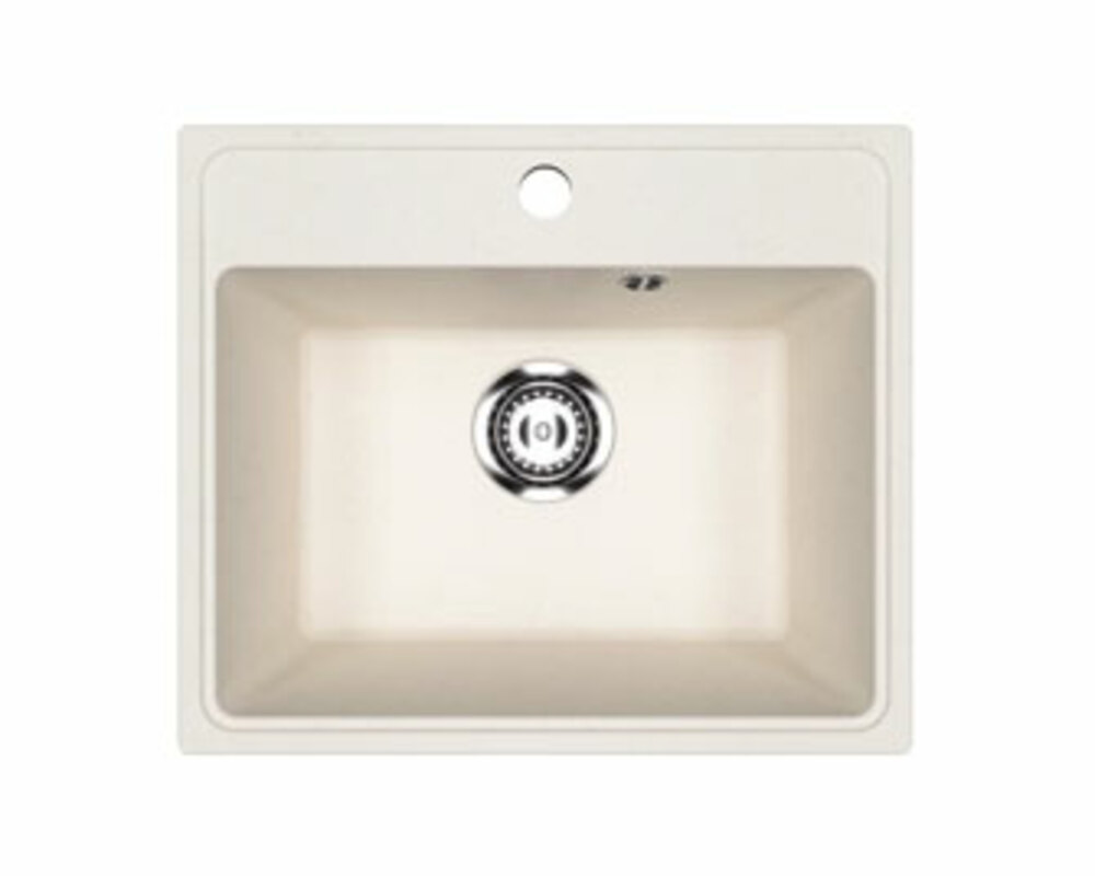 Мойка Practik PR-M 490-001 белый камень 490х420мм (без сливной арматуры)