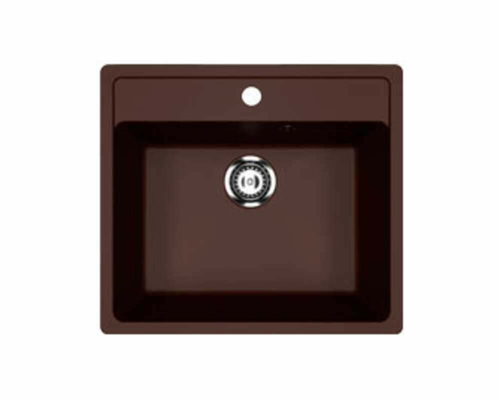 Мойка Ecology Stone R-15-345 шоколад 550x490мм
