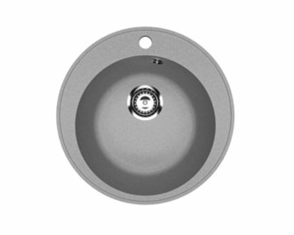 Мойка Practik PR-M 475-003 светло-серый d=475мм (без сливной арматуры)