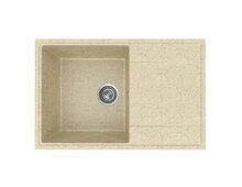 Мойка Practik PR-M 735-002 слоновая кость 735х475мм (без сливной арматуры)