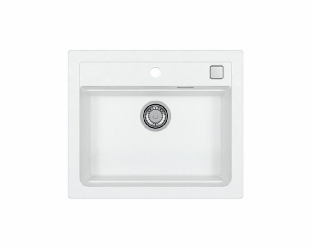 Мойка ALVEUS GRANITAL ATROX 30 ARCTIC - G11 590 X 500 1X в комплекте с сифоном 1132823