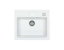 Мойка ALVEUS GRANITAL ATROX 30 ARCTIC - G11 590 X 500 1X в комплекте с сифоном 1132823