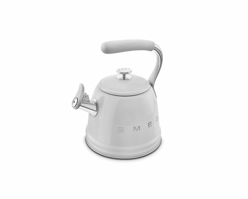 Чайник со свистком Smeg WKF01SS нерж. сталь (хромированный)