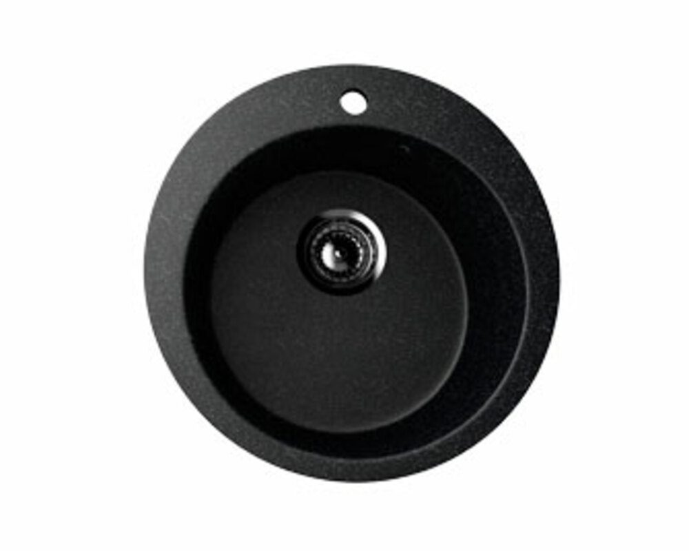 Мойка Ecology Stone R-13-308 чёрный d=495мм
